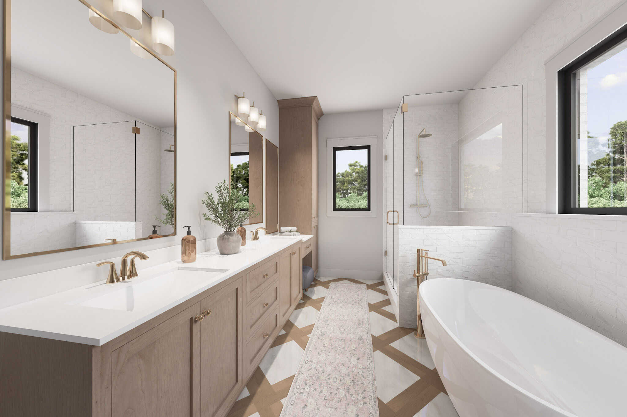 Master Bathroom of this 3-Bedroom,2427 Sq Ft Plan -142-1567