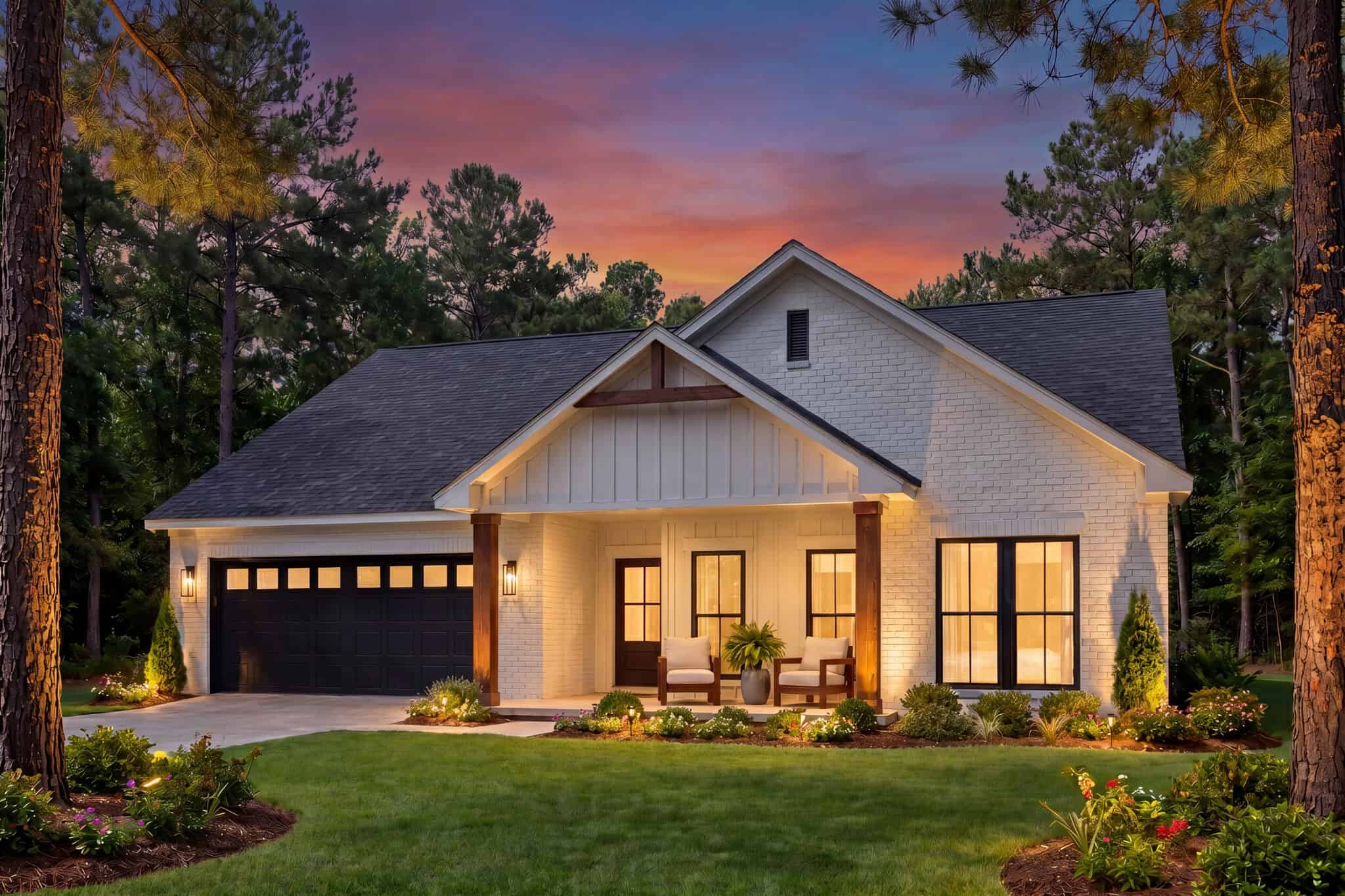 Front View of this 3-Bedroom,1579 Sq Ft Plan -142-1570