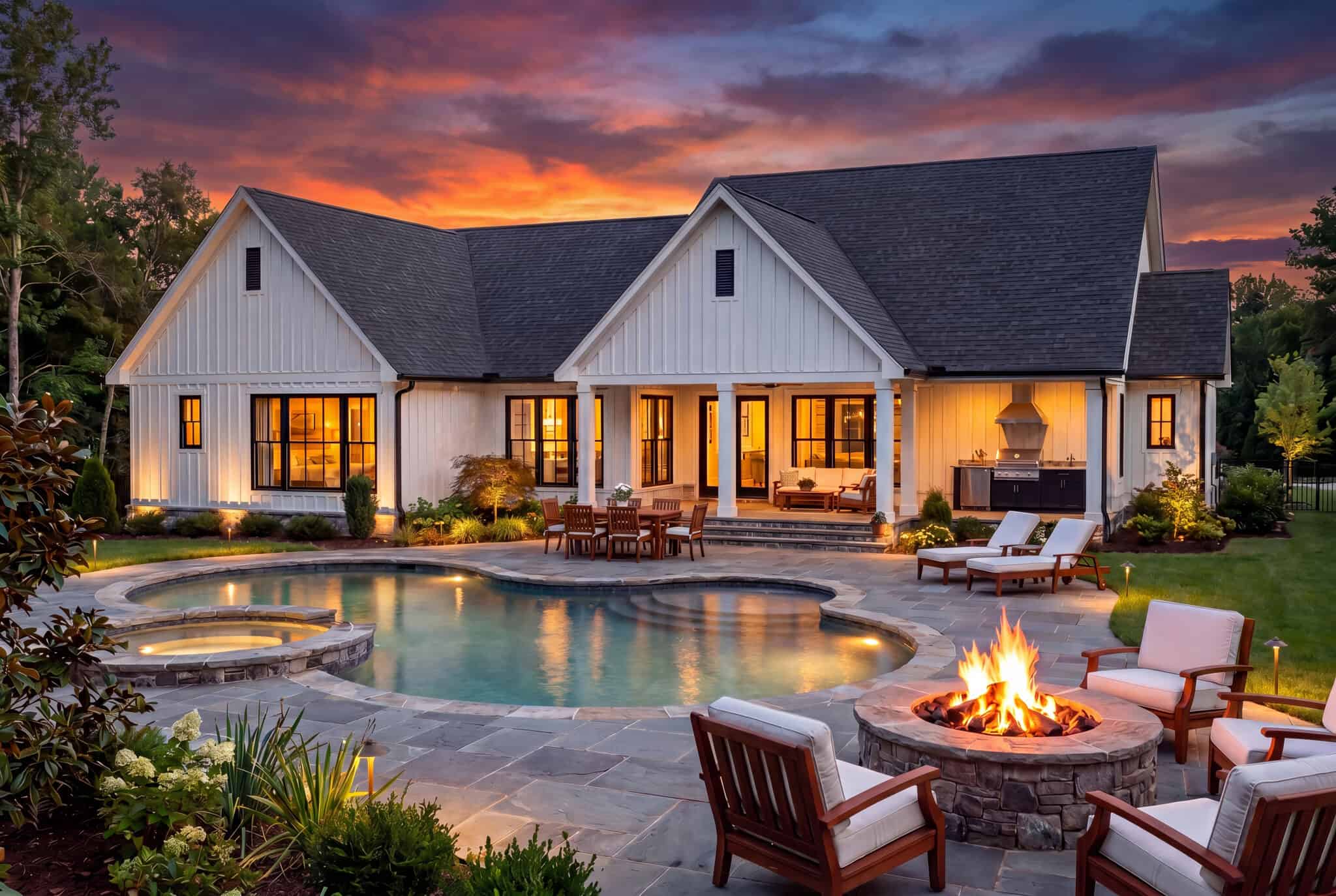 Rear View of this 3-Bedroom,2383 Sq Ft Plan -142-1572