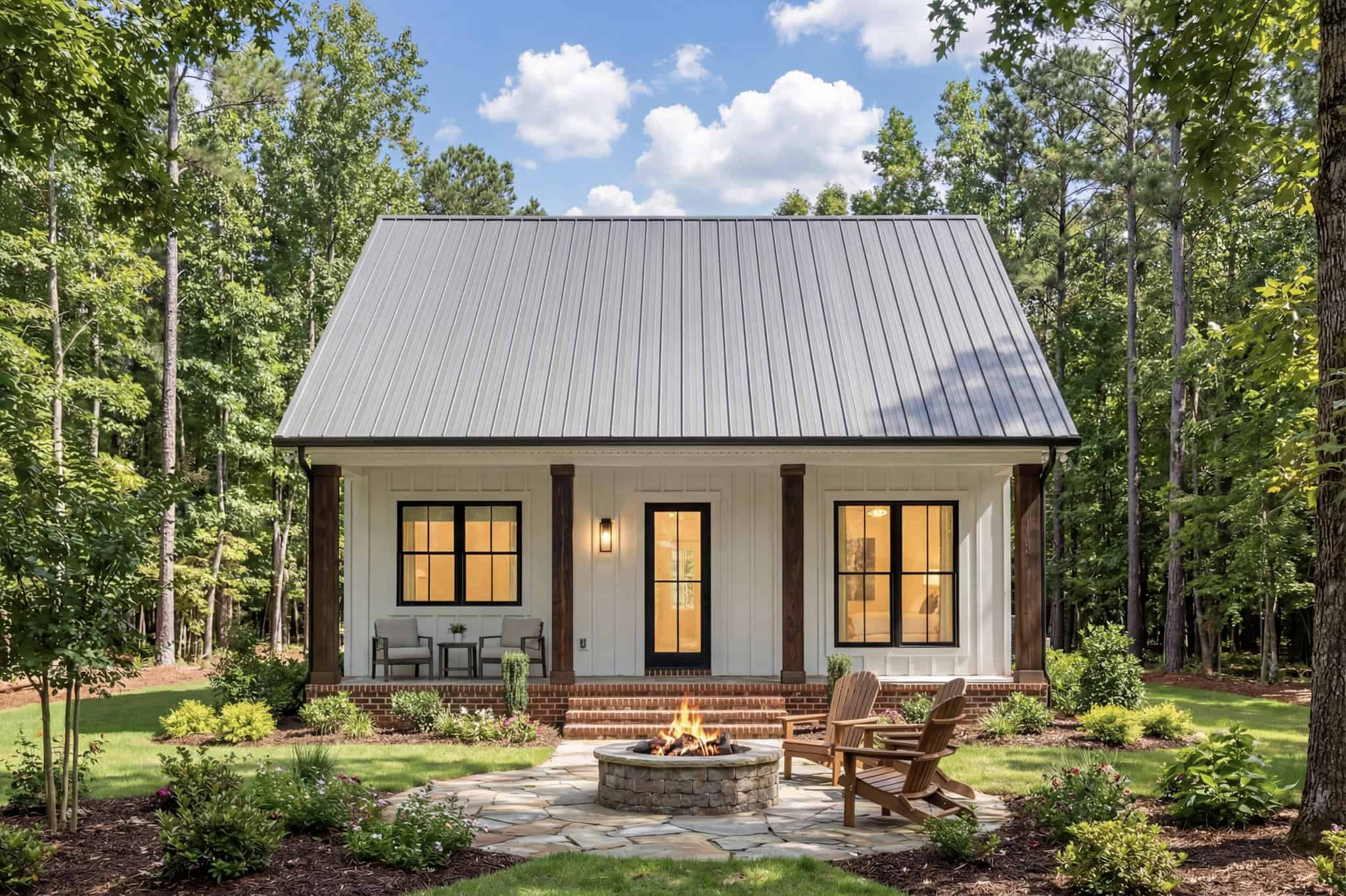 Front View of this 2-Bedroom,965 Sq Ft Plan -142-1574