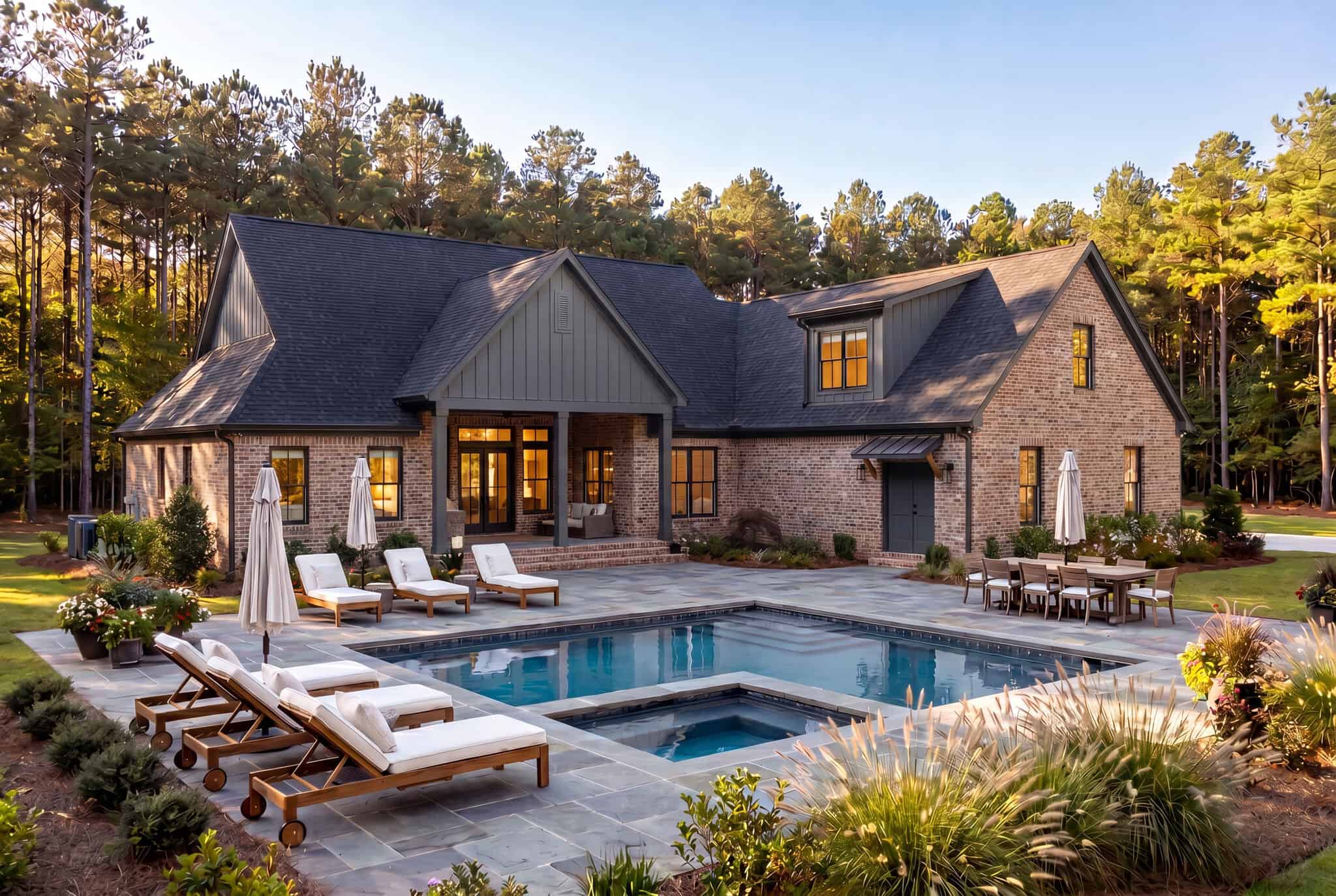 Rear View of this 3-Bedroom,2679 Sq Ft Plan -142-1575