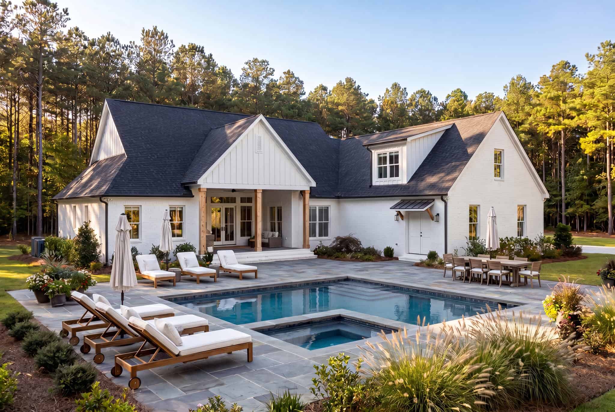 Rear View of this 3-Bedroom,2679 Sq Ft Plan -142-1575