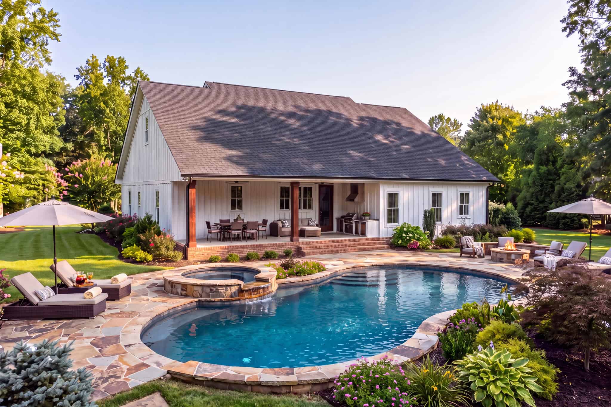 Pool of this 3-Bedroom,1900 Sq Ft Plan -142-1579