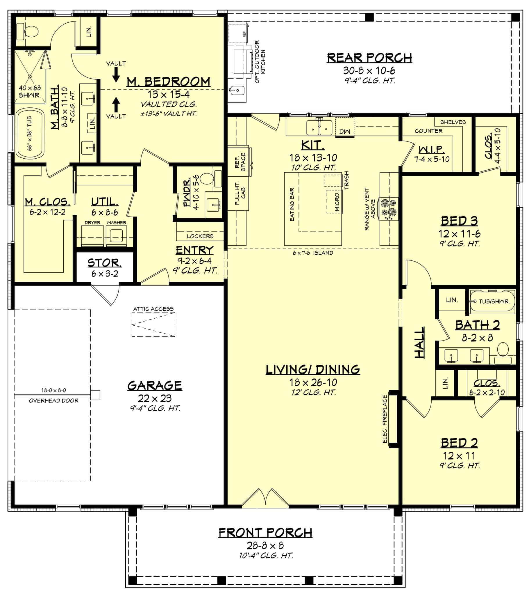 Main Level of Transitional Plan #142-1579