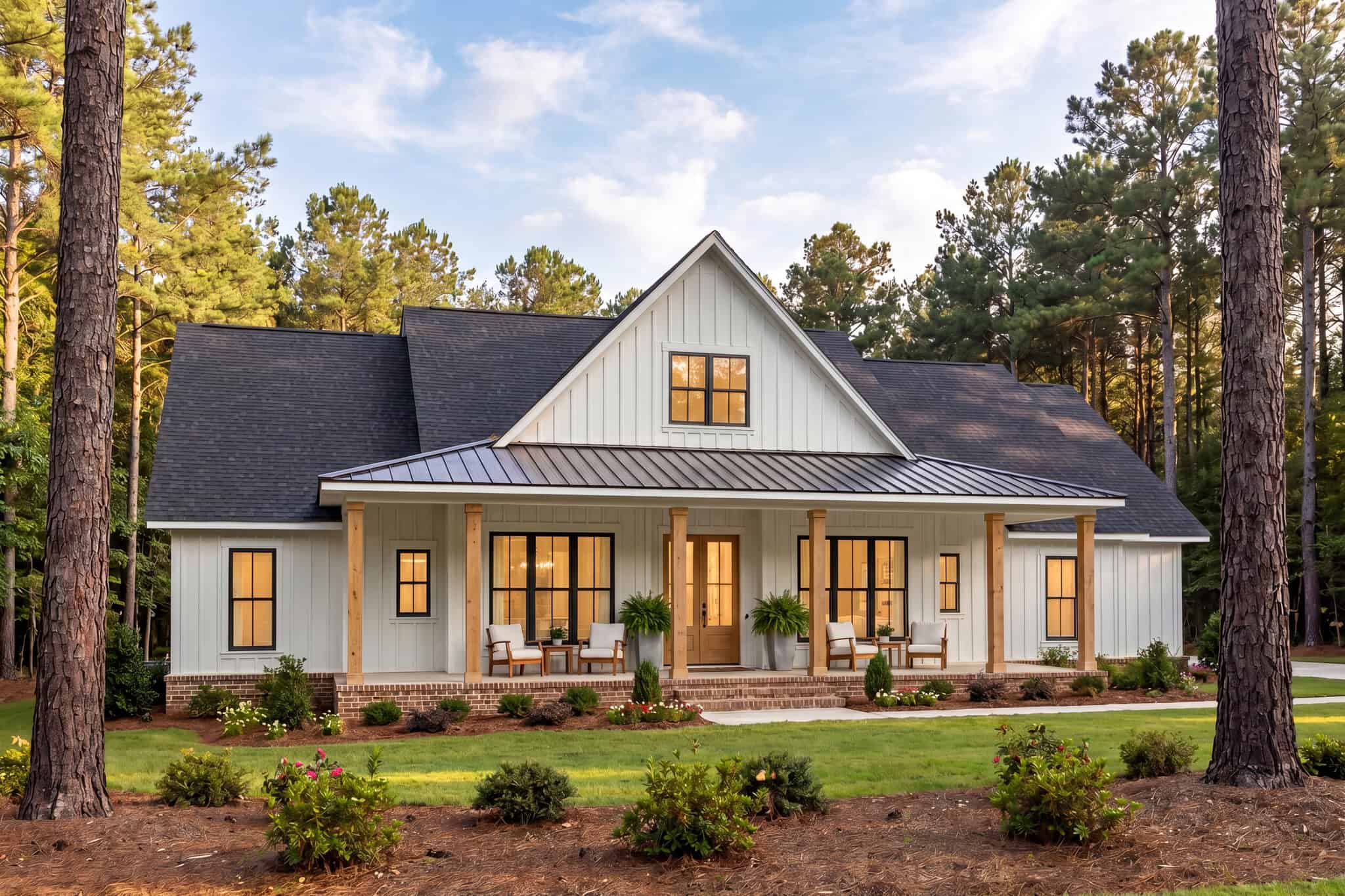 Front View of this 4-Bedroom,2427 Sq Ft Plan -142-1581
