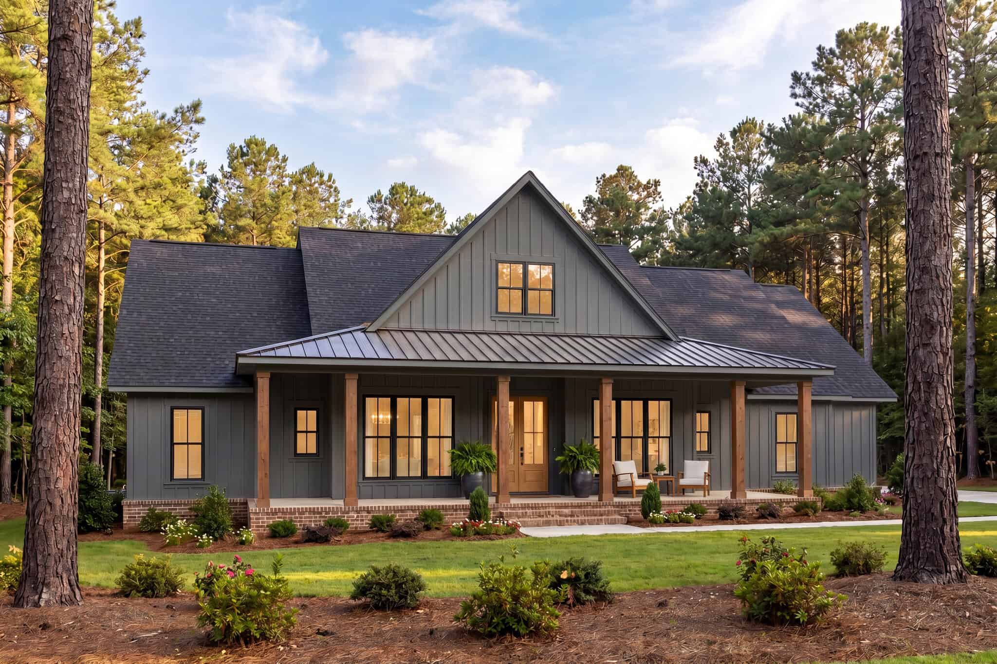 Front View of this 4-Bedroom,2427 Sq Ft Plan -142-1581