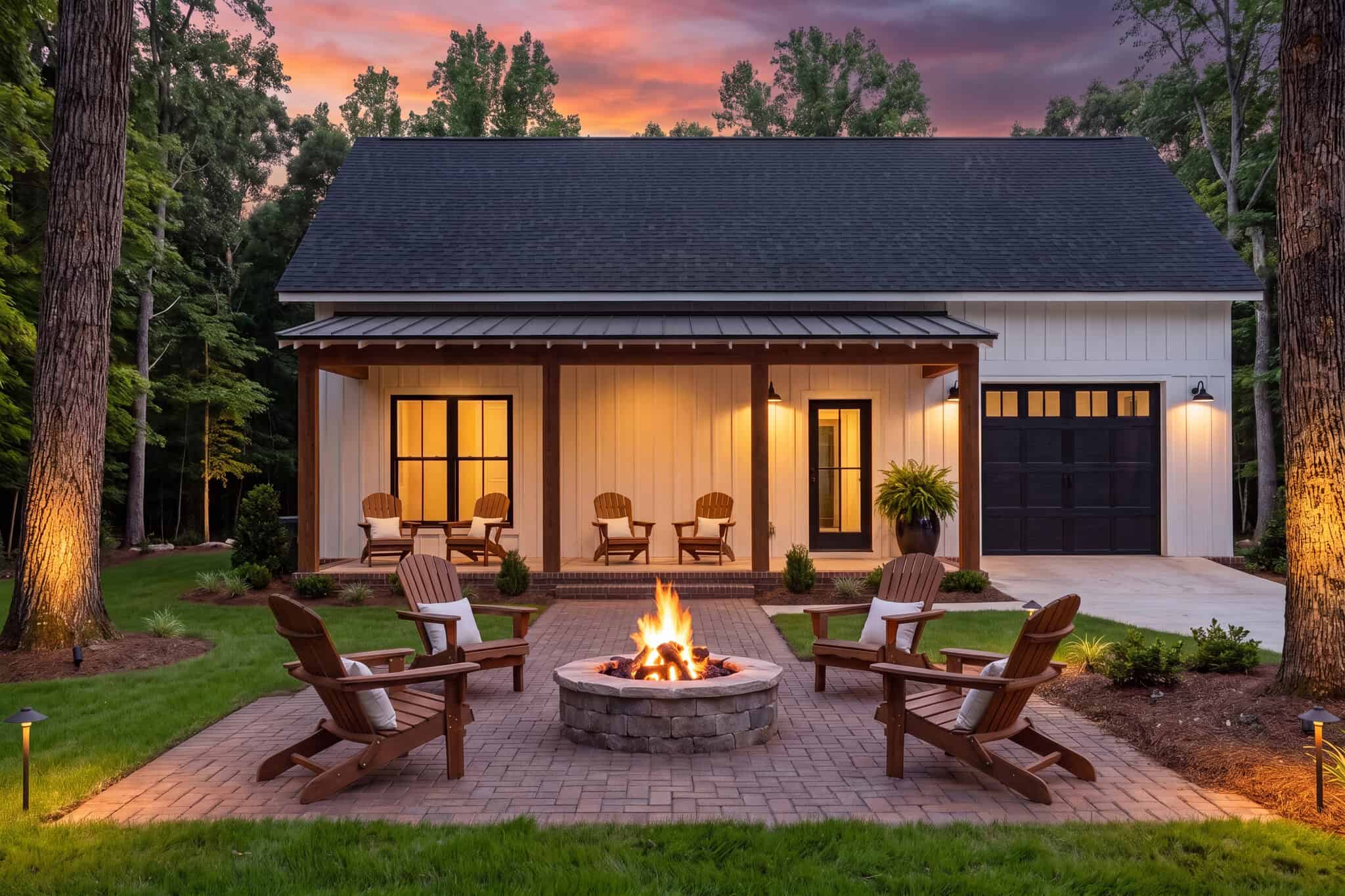 Rear View of this 2-Bedroom,1200 Sq Ft Plan -142-1582