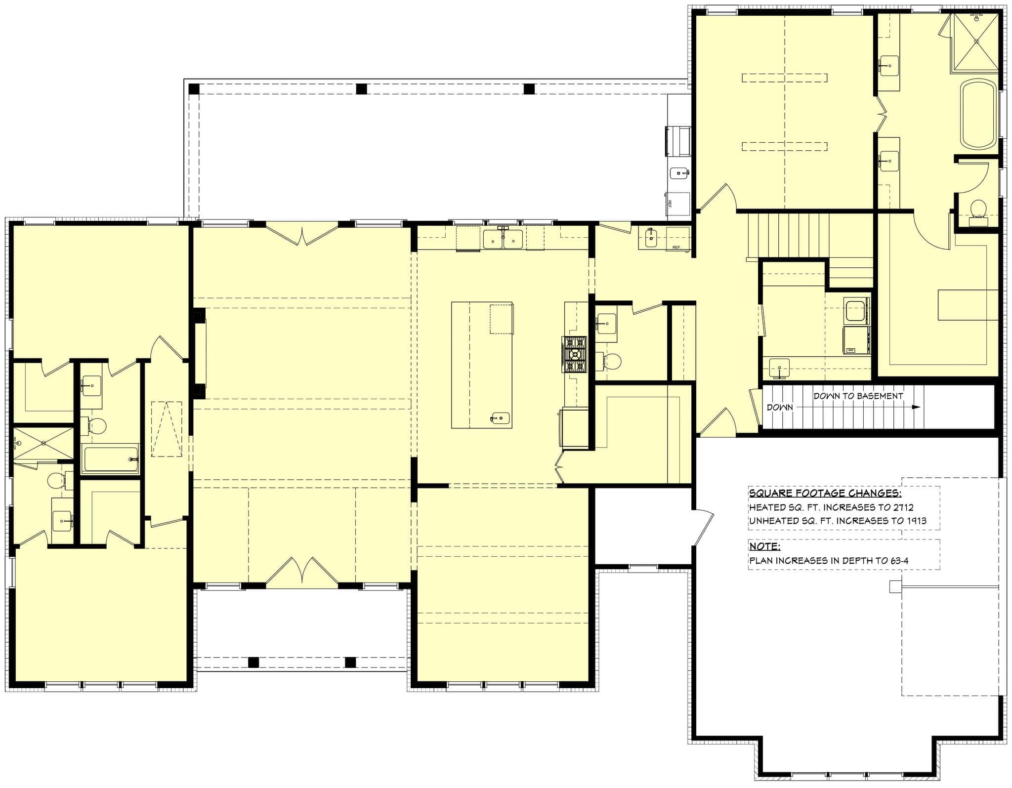 Basement of Transitional Plan #142-1584