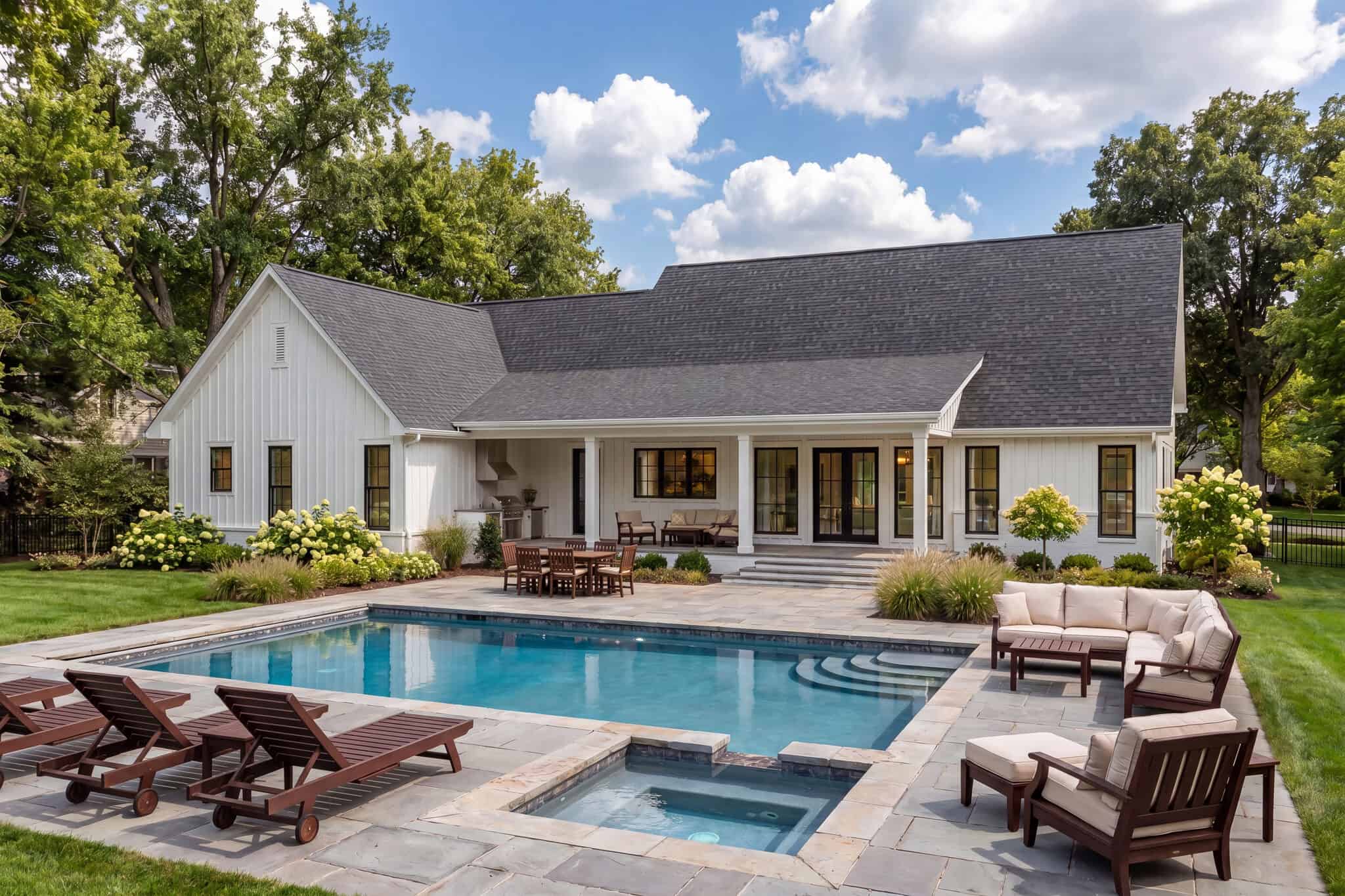 Rear View of this 3-Bedroom,2688 Sq Ft Plan -142-1584