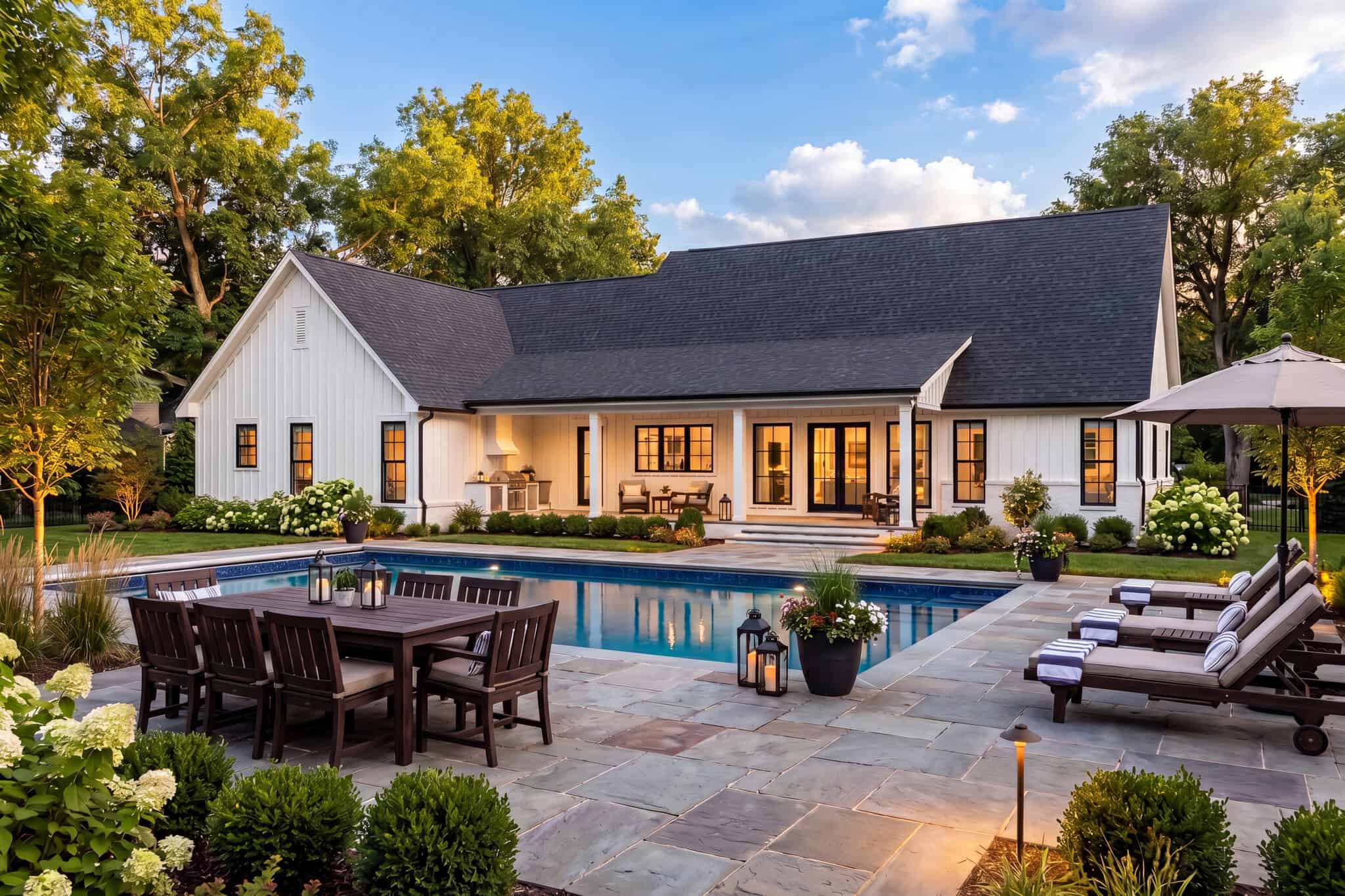 Rear View of this 3-Bedroom,2688 Sq Ft Plan -142-1584