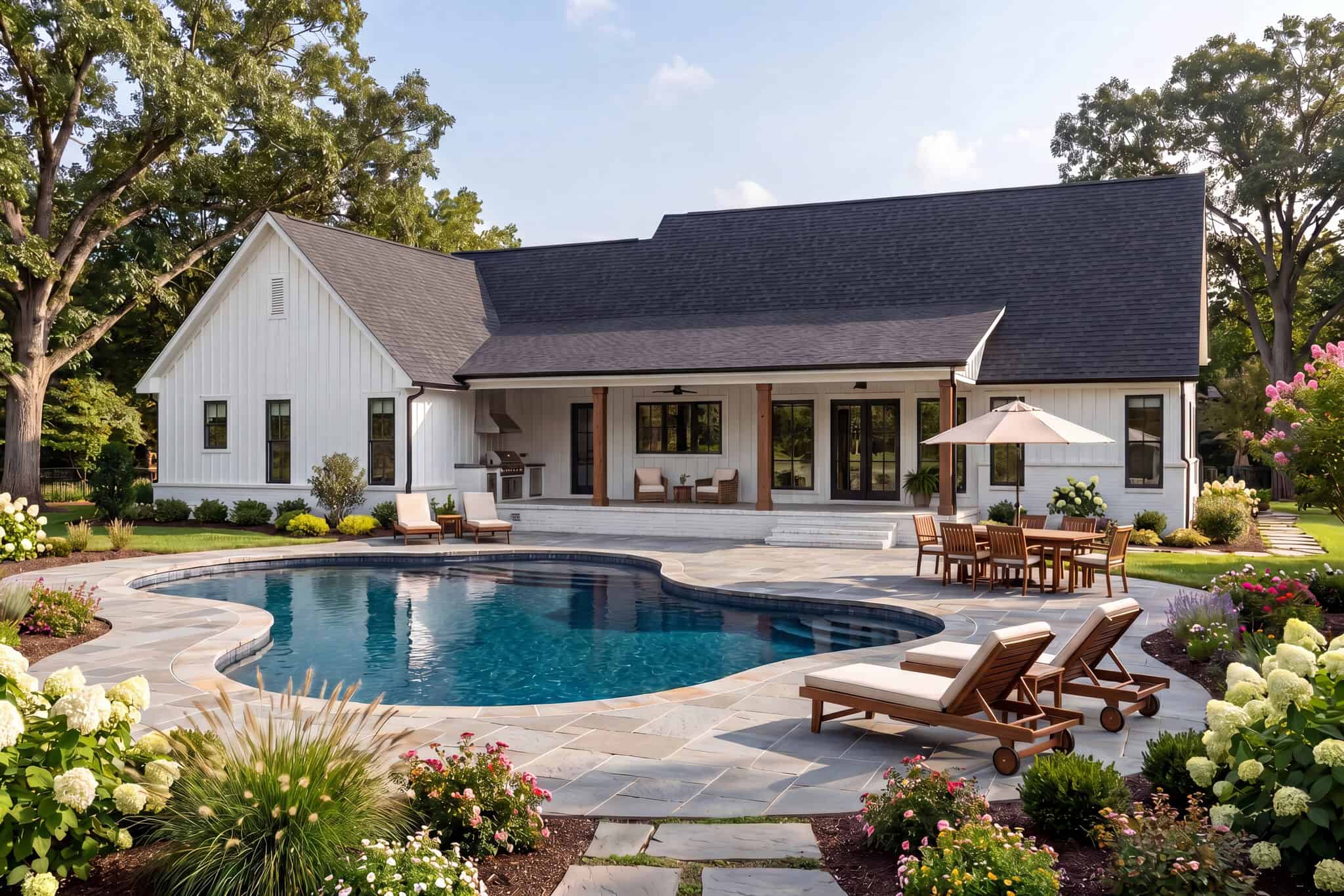 Rear View of this 3-Bedroom,2688 Sq Ft Plan -142-1584
