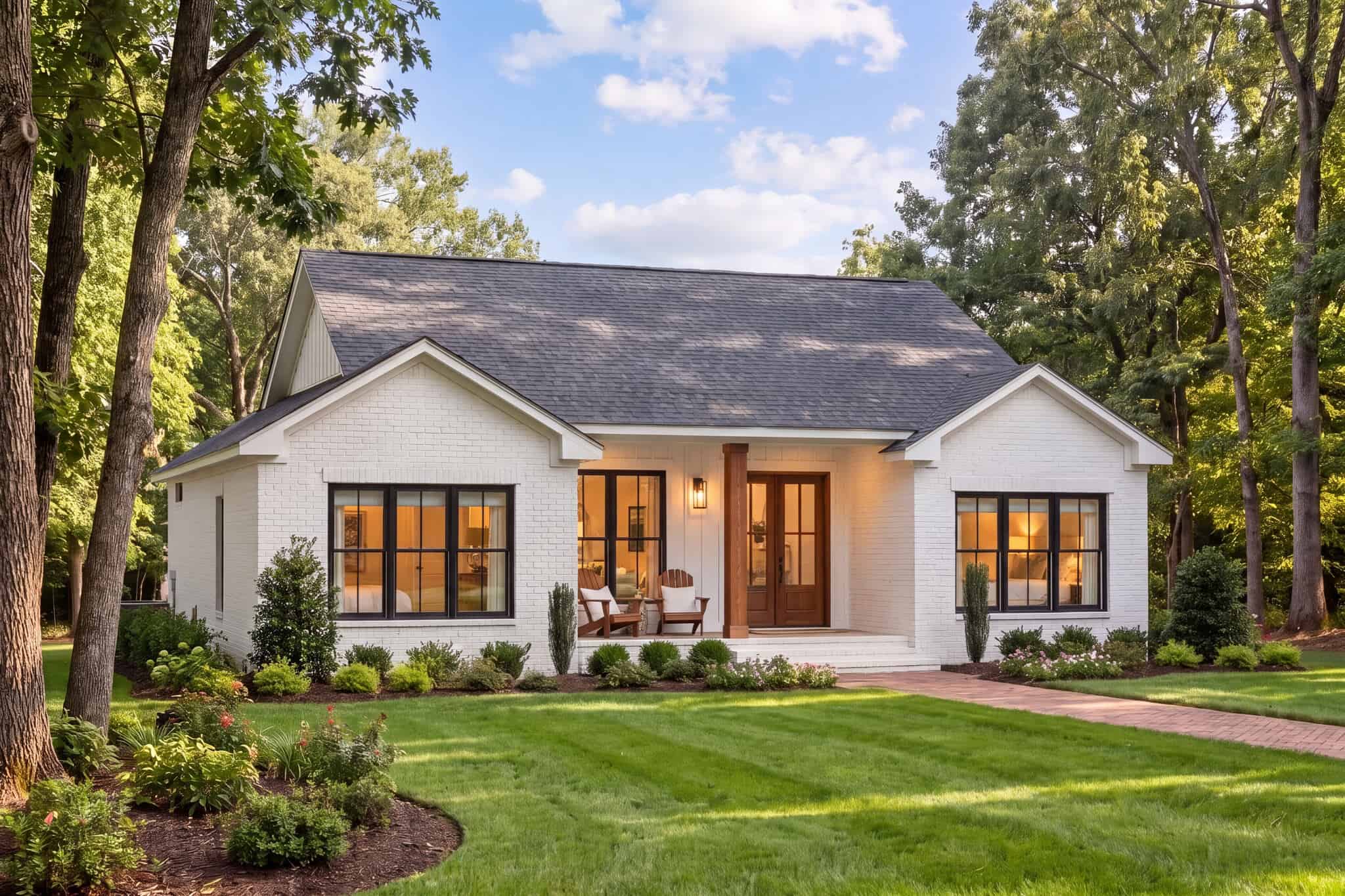 Front View of this 3-Bedroom,1349 Sq Ft Plan -142-1585