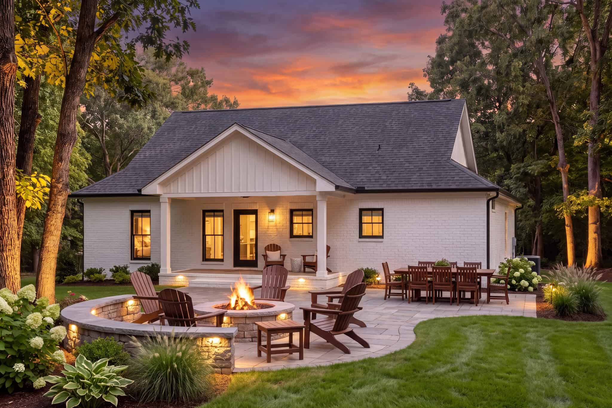 Rear View of this 3-Bedroom,1349 Sq Ft Plan -142-1585