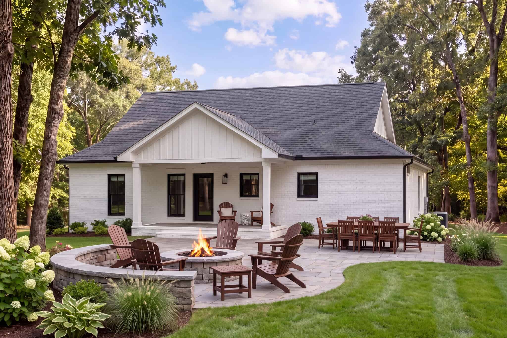 Rear View of this 3-Bedroom,1349 Sq Ft Plan -142-1585