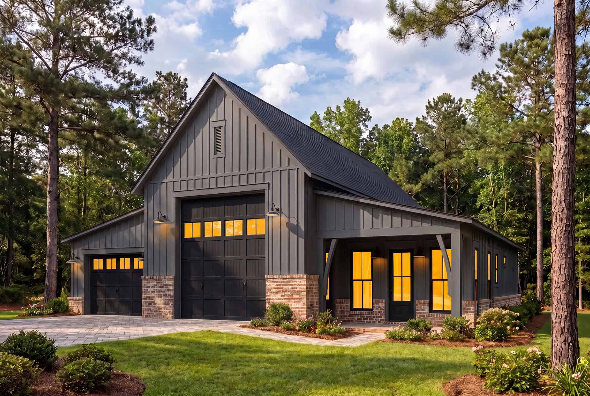 Front View of this 1-Bedroom,630 Sq Ft Plan -142-1586