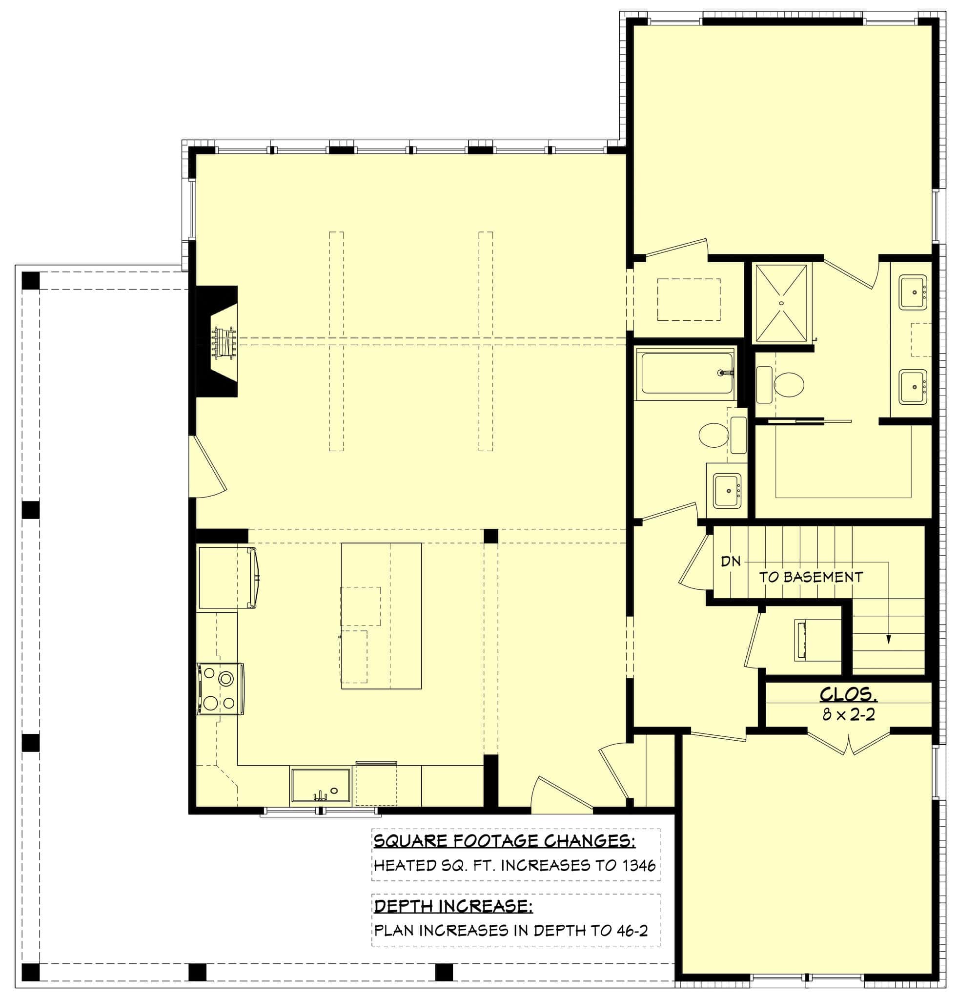 Basement of Country Plan #142-1587