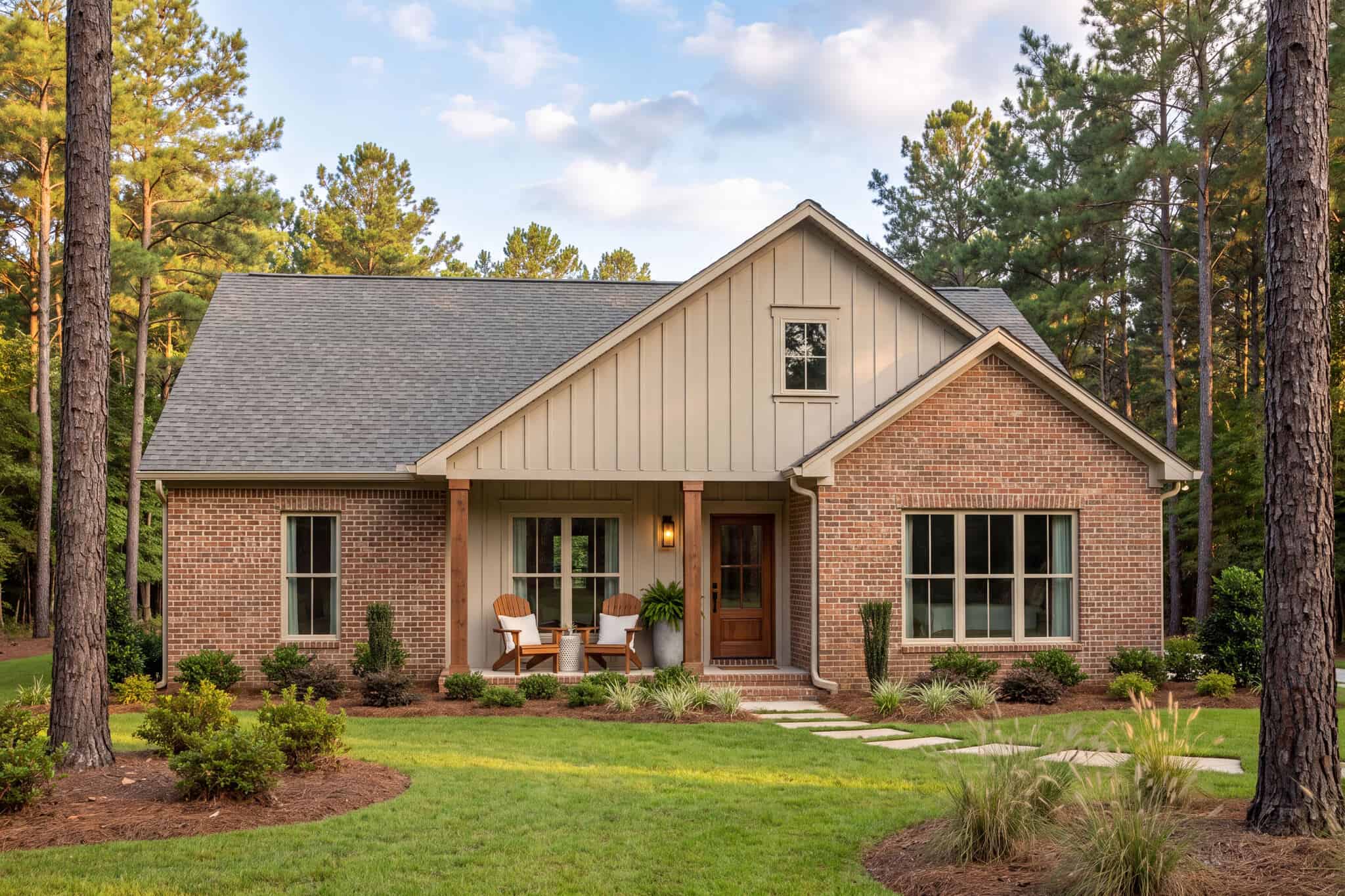 Front View of this 3-Bedroom,1128 Sq Ft Plan -142-1589