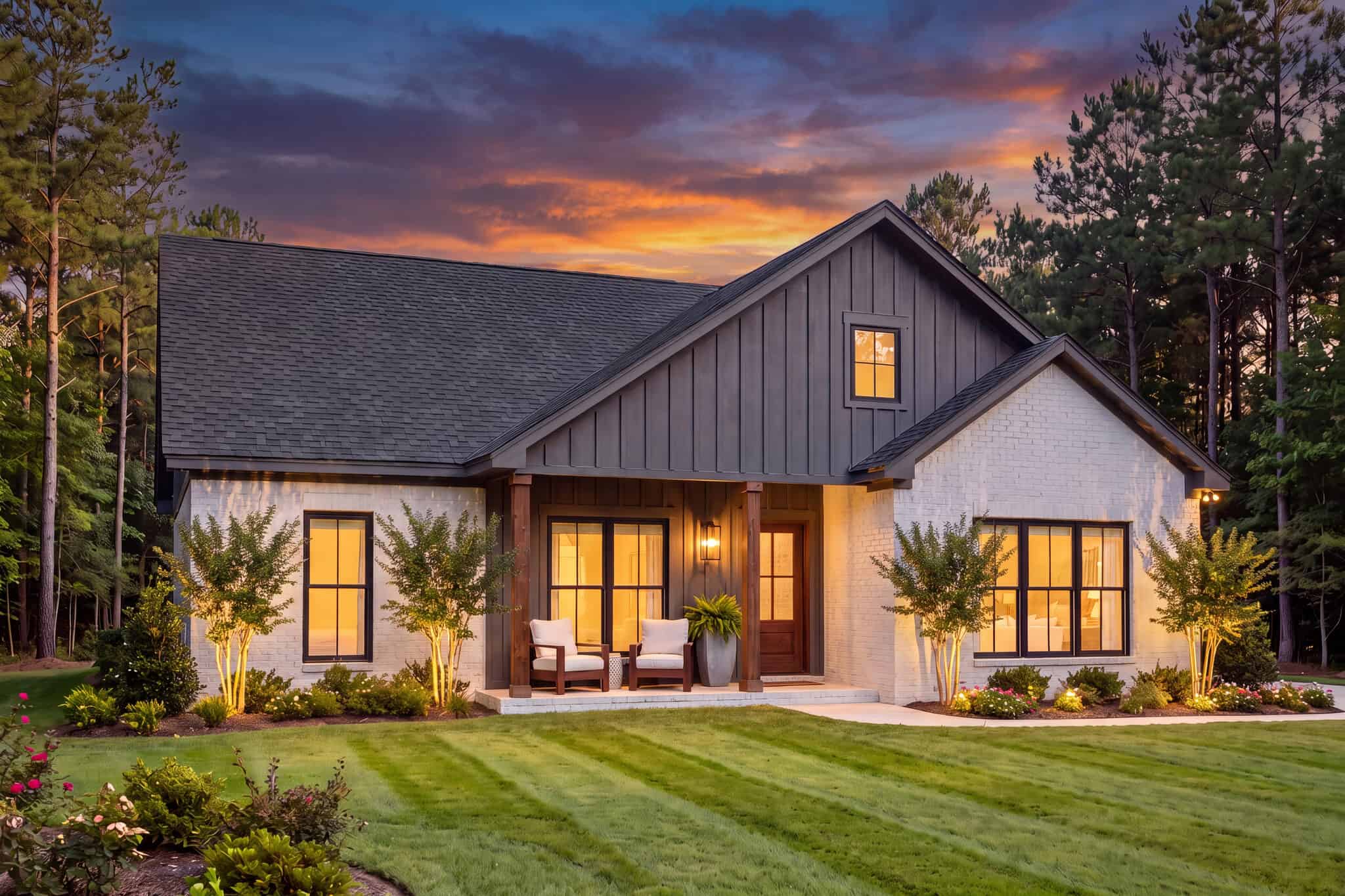 Front View of this 3-Bedroom,1128 Sq Ft Plan -142-1589