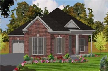 3-Bedroom, 2025 Sq Ft Ranch House Plan - 144-1011 - Front Exterior