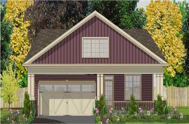3-Bedroom, 1799 Sq Ft Small House Plans - 144-1016 - Main Exterior