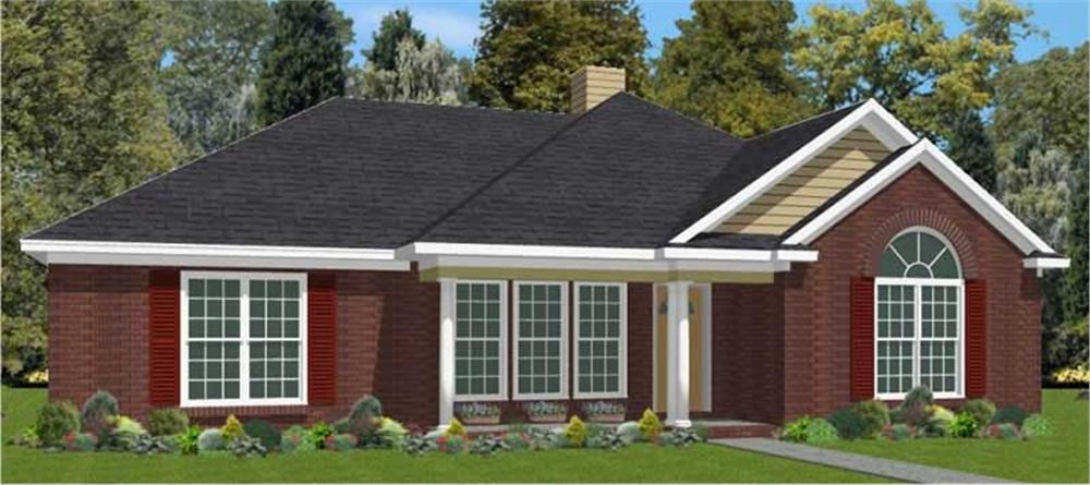 Main image for house plan # 17771