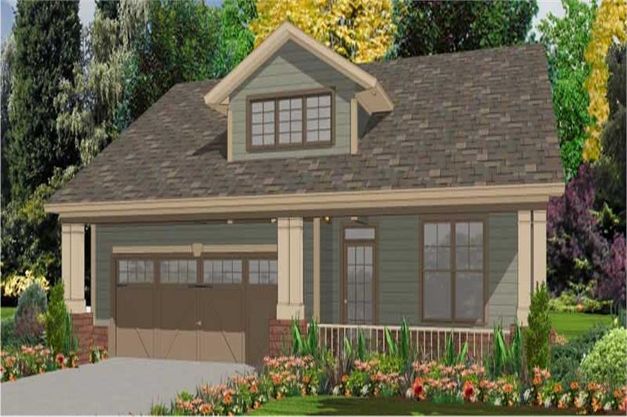 3-Bedroom, 1806 Sq Ft Ranch House Plan - 144-1062 - Front Exterior