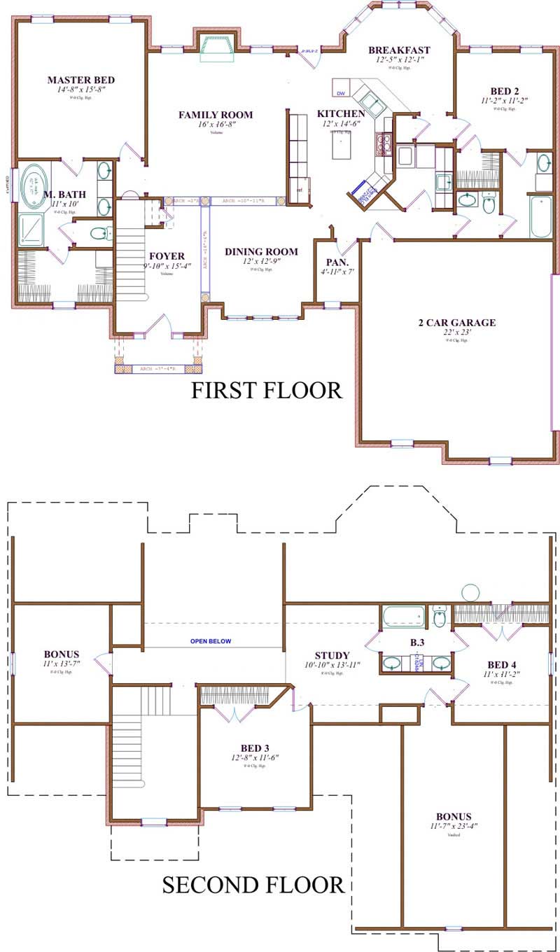  of this 4-Bedroom, 2622 Sq Ft Plan - 144-1071