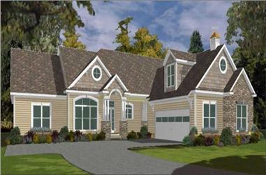 5-Bedroom, 3615 Sq Ft Country House Plan - 144-1078 - Front Exterior