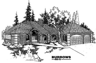 4-Bedroom, 3453 Sq Ft Luxury House Plan - 145-1002 - Front Exterior