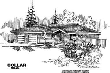 5-Bedroom, 1715 Sq Ft Small House Plans House Plan - 145-1003 - Front Exterior