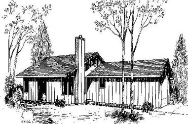 3-Bedroom, 1404 Sq Ft Ranch House Plan - 145-1030 - Front Exterior