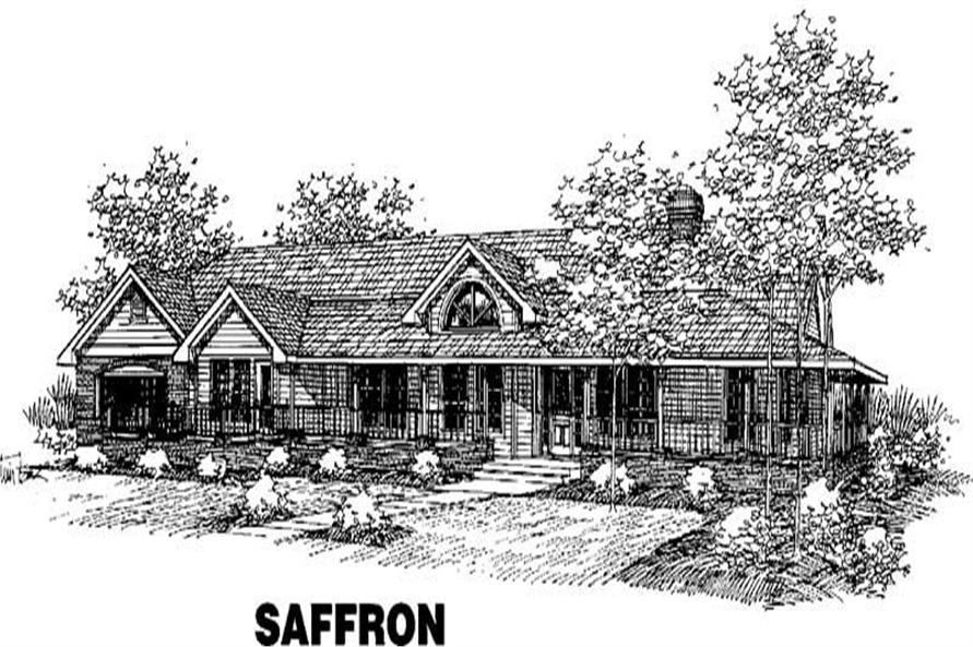 5-Bedroom, 2596 Sq Ft Country House Plan - 145-1061 - Front Exterior