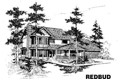 4-Bedroom, 2599 Sq Ft Contemporary House Plan - 145-1069 - Front Exterior
