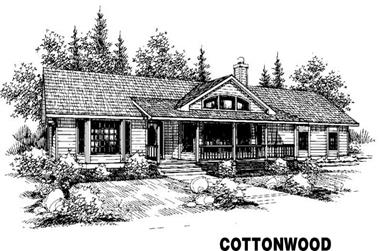 3-Bedroom, 2564 Sq Ft Ranch House Plan - 145-1072 - Front Exterior