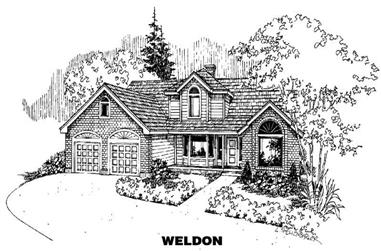 4-Bedroom, 2659 Sq Ft Contemporary House Plan - 145-1086 - Front Exterior