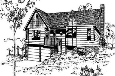 3-Bedroom, 1362 Sq Ft Small House Plans House Plan - 145-1169 - Front Exterior