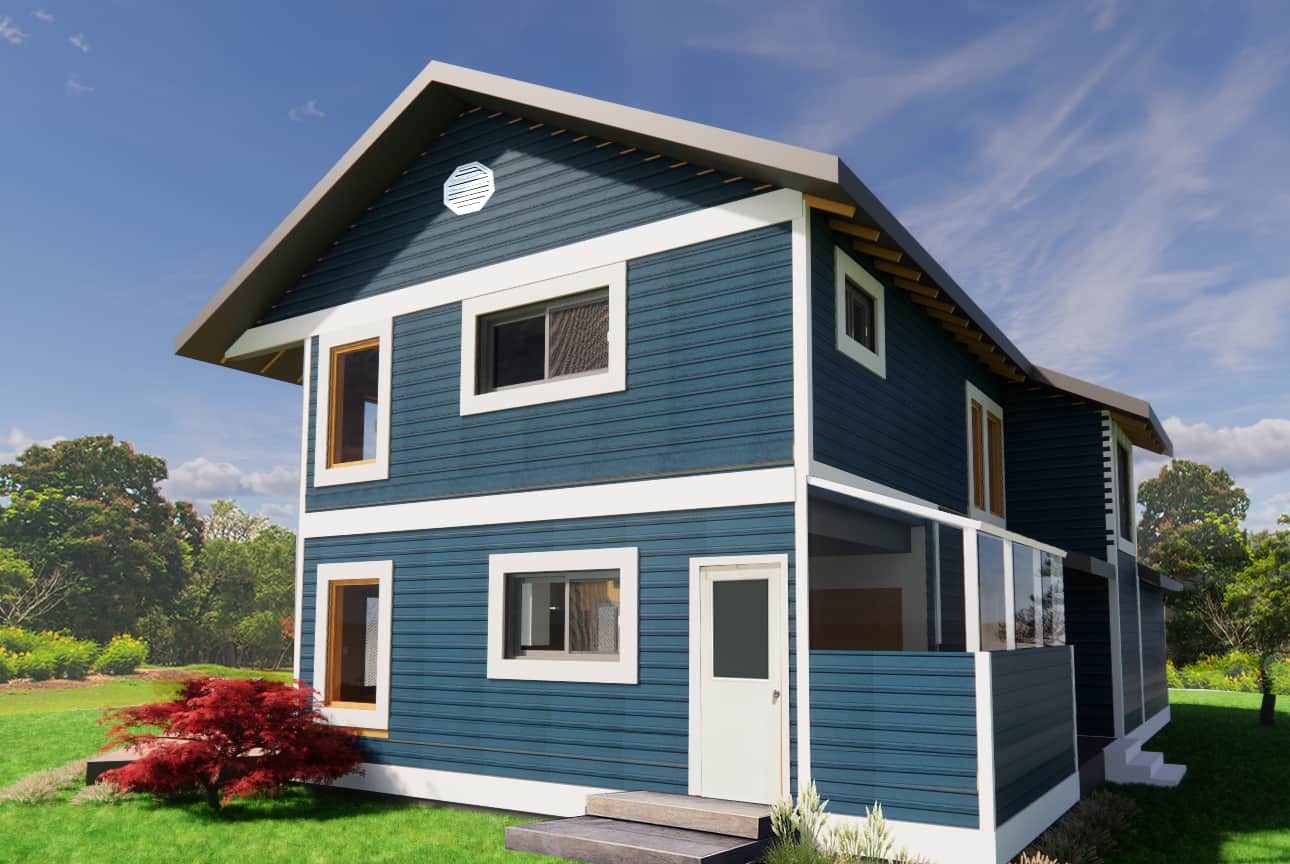 Home Plan Left Elevation of this 3-Bedroom,2477 Sq Ft Plan -145-1249