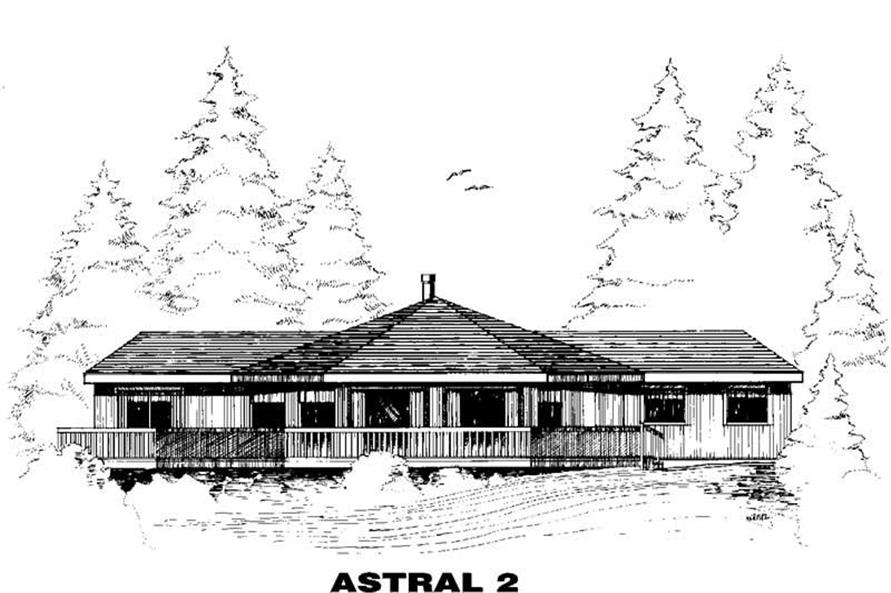 Transitional home (ThePlanCollection: Plan #145-1265)