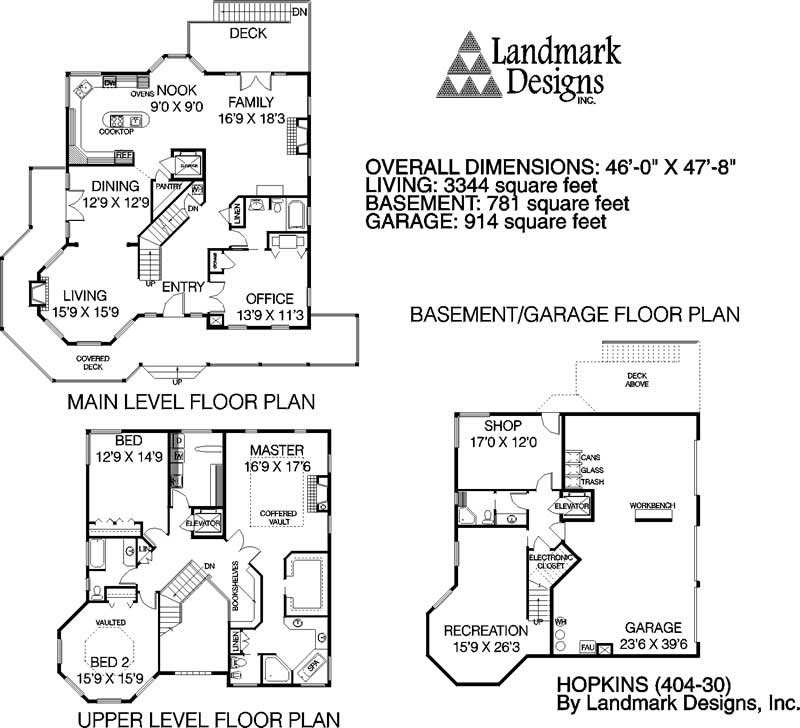 Floor Plan First Story of Victorian Plan #145-1307