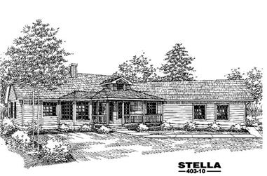 3-Bedroom, 2330 Sq Ft Farmhouse House Plan - 145-1315 - Front Exterior