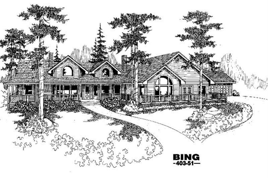 Main image for house plan # 5531