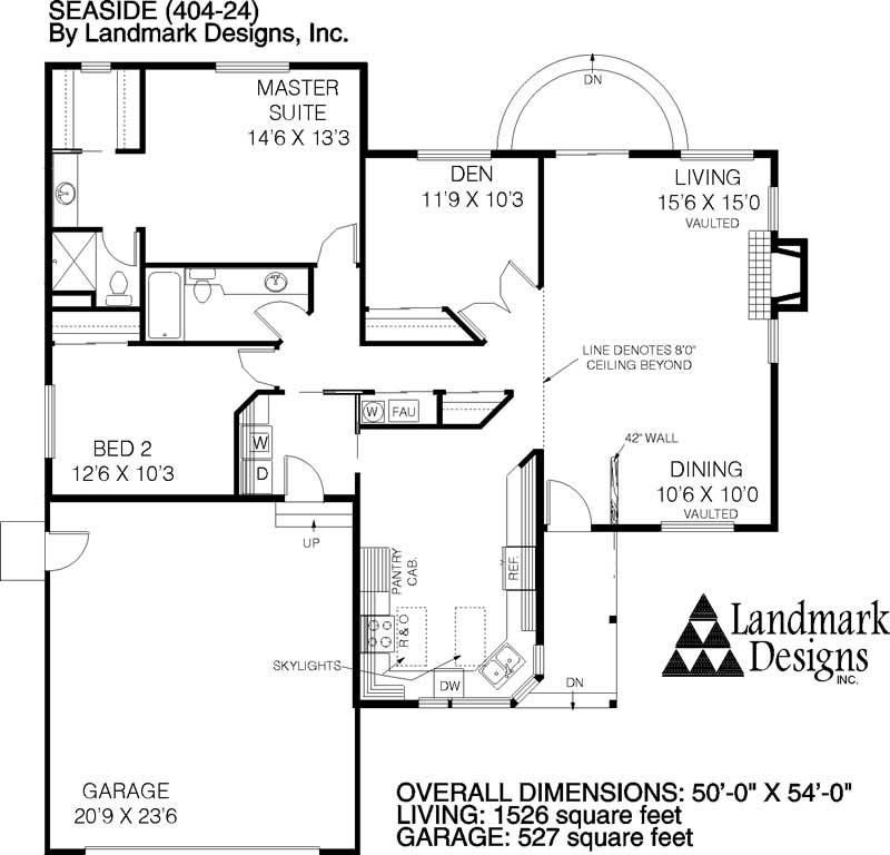 Floor Plan First Story of Country Plan #145-1361