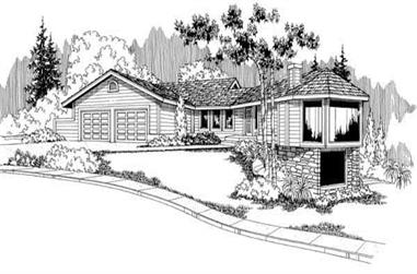 3-Bedroom, 1285 Sq Ft Small House Plans House Plan - 145-1433 - Front Exterior