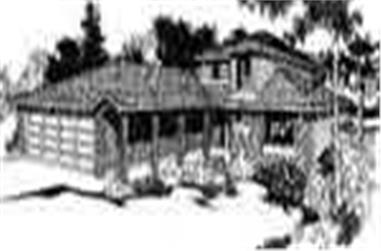 3-Bedroom, 1657 Sq Ft Small House Plans - 145-1481 - Main Exterior