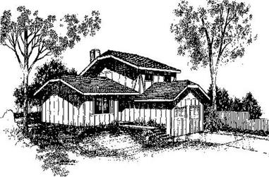 3-Bedroom, 1640 Sq Ft Small House Plans House Plan - 145-1708 - Front Exterior