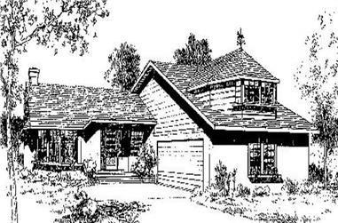 3-Bedroom, 1796 Sq Ft Small House Plans House Plan - 145-1714 - Front Exterior