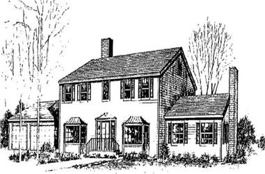 5-Bedroom, 3120 Sq Ft Traditional House Plan - 145-1769 - Front Exterior