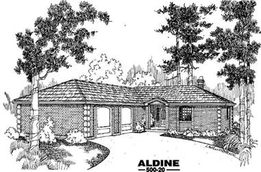 3-Bedroom, 3602 Sq Ft Country House Plan - 145-1794 - Front Exterior