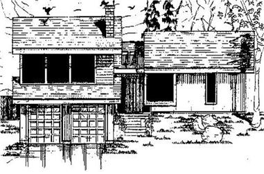 3-Bedroom, 2174 Sq Ft Traditional House Plan - 145-1846 - Front Exterior