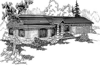 4-Bedroom, 2698 Sq Ft Contemporary House Plan - 145-1870 - Front Exterior